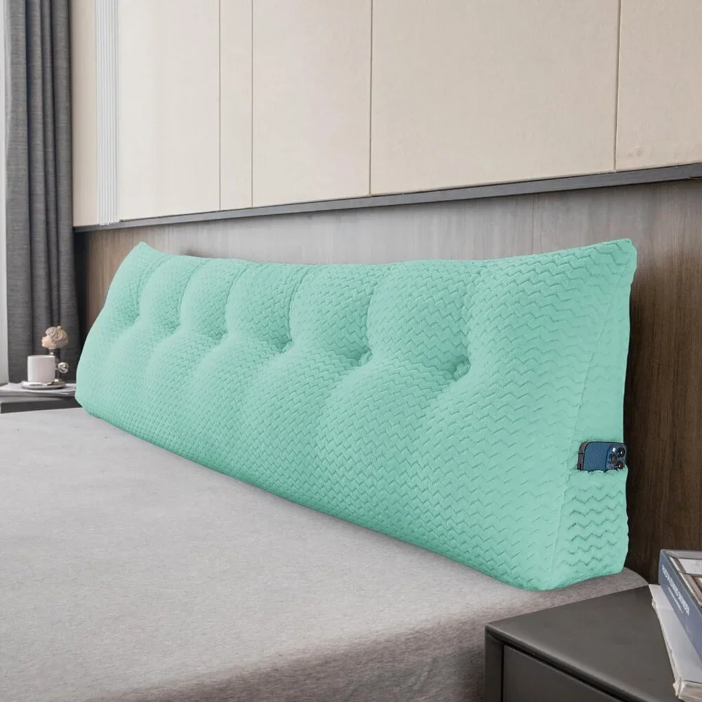 Large Bolster Triangular Headboard Wedge Backrest Positioning Support Bed Rest